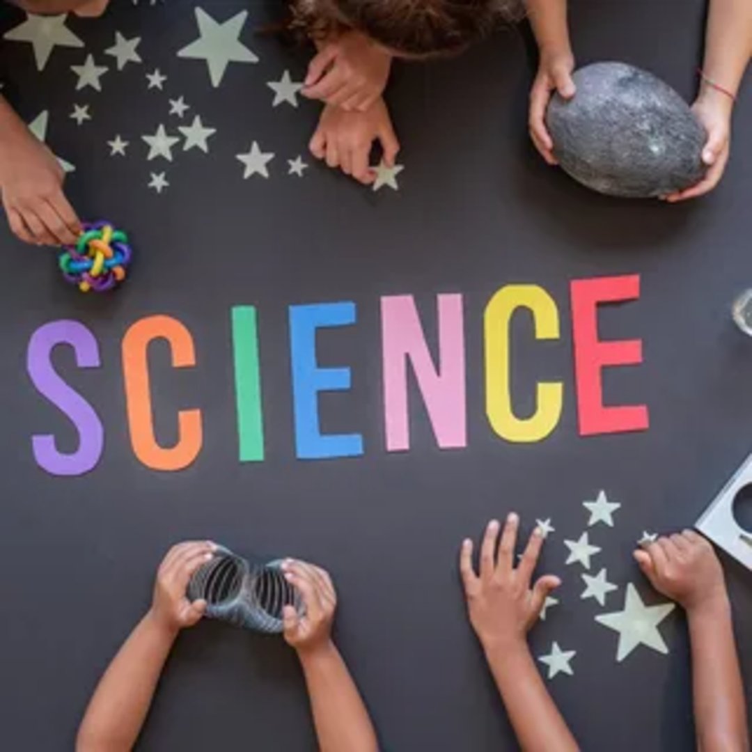 Modern school building with spacious classrooms and green surroundings